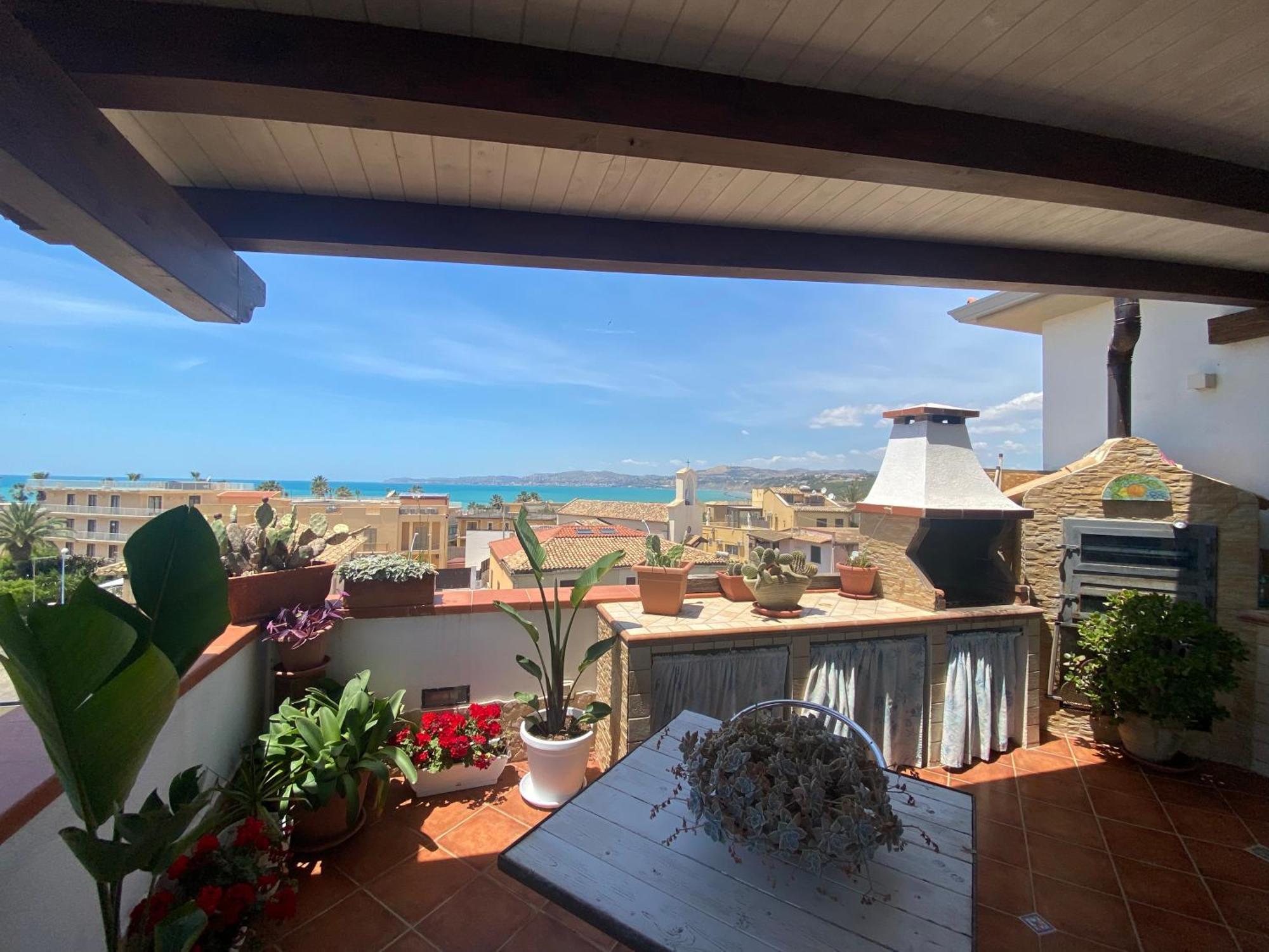 La Terrazza Di Pollon Villa San Leone Dış mekan fotoğraf